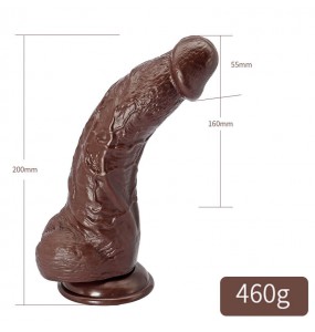 QUER - Wei Sen Super Large Series Realistic Dildos (L:20cm - D:5.5cm)